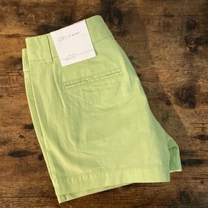 NWT LOFT Green Shorts